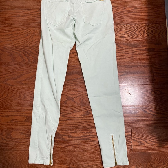 Zara Light Mint Jeans - Picture 3 of 4